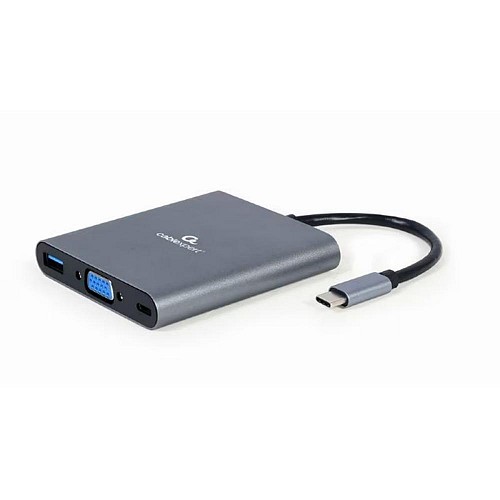 Gembird USB-C Docking Station  HDMI 4K PD  (A-CM-COMBO6-01) (GEMA-CM-COMBO6-01)