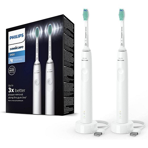 Philips Sonicare 3100 Series        2 White (HX3675/13) (PHIHX3675-13)