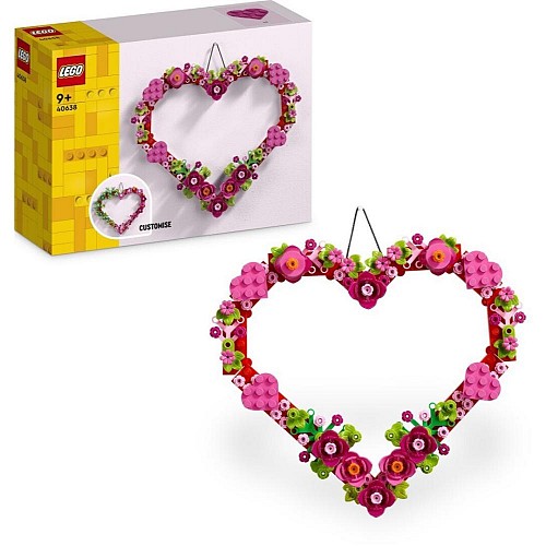 Lego Heart Ornament  9+  (40638) (LGO40638)