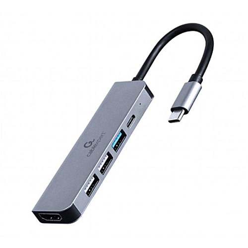 Gembird USB-C Docking Station  HDMI 4K PD  (A-CM-COMBO5-03) (GEMA-CM-COMBO5-03)