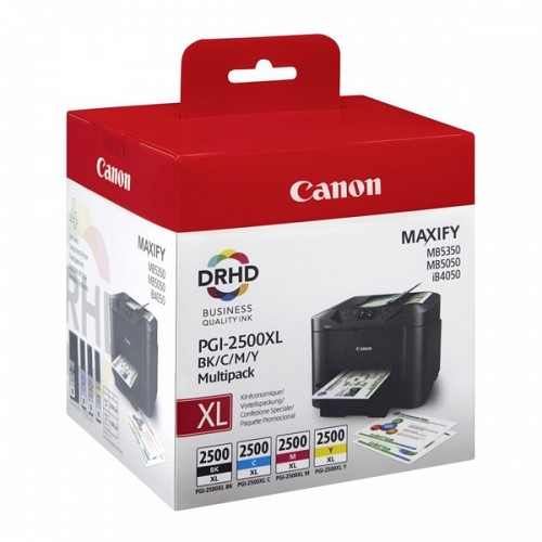 Canon  Inkjet PGI-2500MPK XL (9254B004) (CANPGI-2500XLMPK)