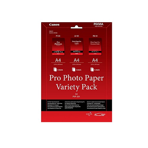   Canon Variety Pack A4 PVP-201 (PT-101, LU-101 & PM-101) (6211B021) (CAN-PVP-201)