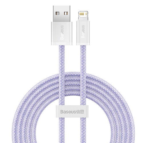 Baseus Dynamic cable USB to Lightning, 2.4A, 2m (Purple) (CALD000505) (BASCALD000505)