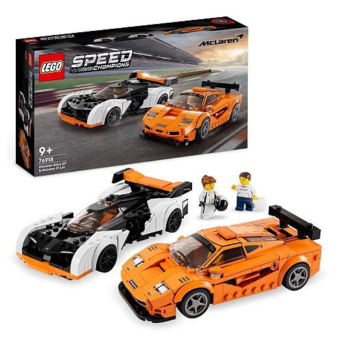 Lego Speed Champions Mclaren Solus Gt and Mclaren F1 LM  9+  (76918) (LGO76918)