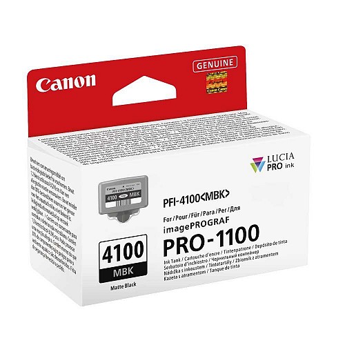 Canon  Inkjet PFI4100MBK Matte Black (6776C001) (CANPFI-4100MBK)