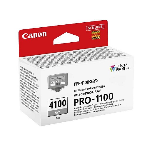 Canon  Inkjet PFI4100GY Grey (6783C001) (CANPFI-4100GY)