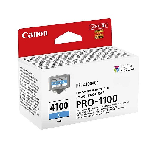 Canon  Inkjet PFI4100C Cyan (6778C001) (CANPFI-4100C)