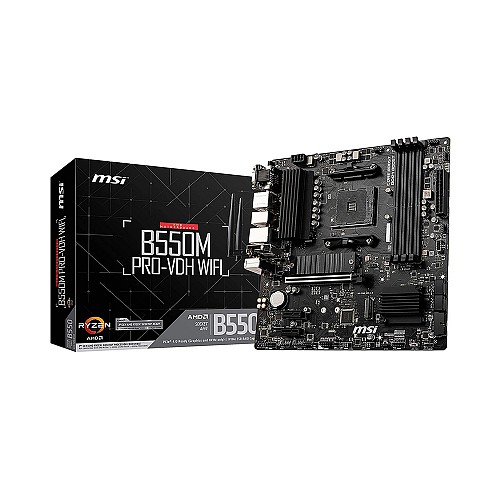 MSI B550M PRO-VDH WIFI (AM4) (7C95-001R) (MSI7C95-001R)