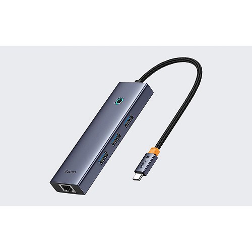 Baseus UltraJoy USB 3.0 Hub 3    USB-C  (B0005280A813-00) (BASB0005280A813-00)