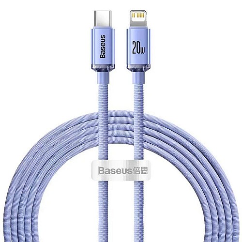 Baseus Crystal Shine Braided USB-C to Lightning Cable 20W  2m (CAJY000305) (BASCAJY000305)