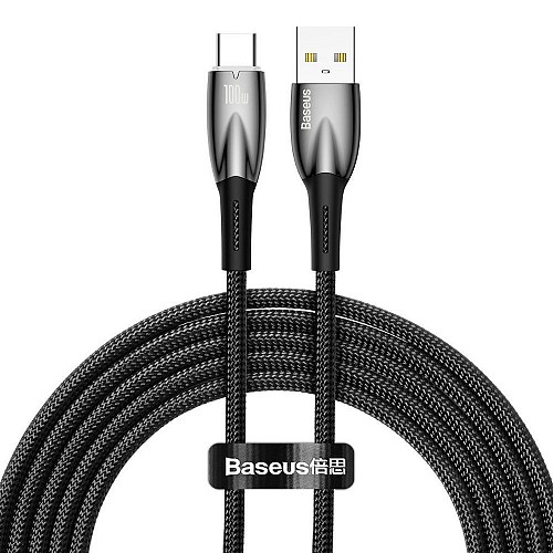 Baseus USB Cable For USB-C Glimmer Series, 100w, 2m Black (CADH000501) (BASCADH000501)