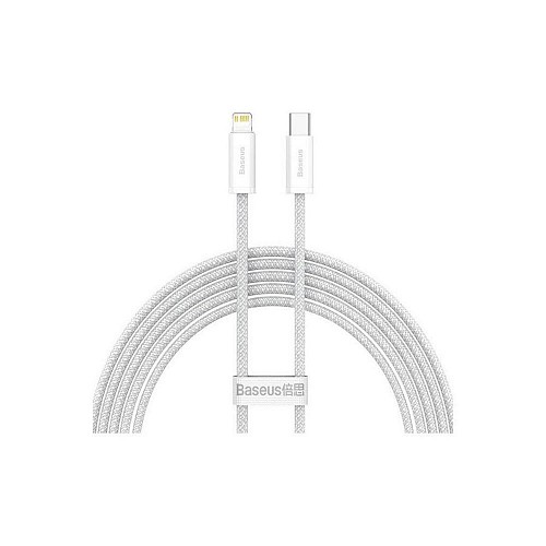 Baseus USB-C cable for Lightning Dynamic Series, 20W, 2m (white) (CALD000102) (BASCALD000102)