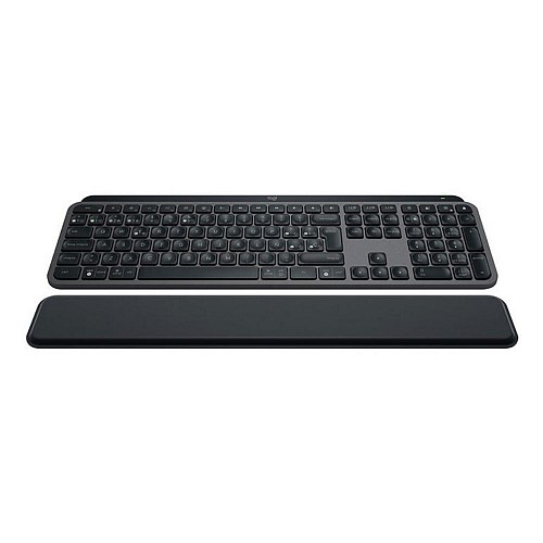 Logitech MX Keys S Plus  Bluetooth  US Graphite with Palm Rest (920-011589) (LOGMXKEYSSPLUS)