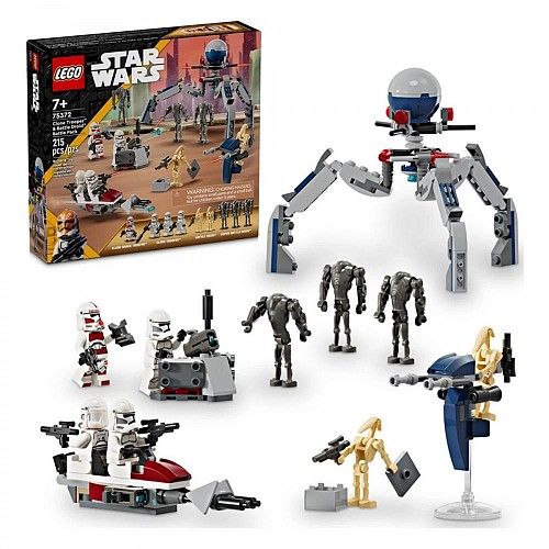 Lego Star Wars Clone Trooper & Battle Droid Battle Pack  7+  (75372) (LGO75372)