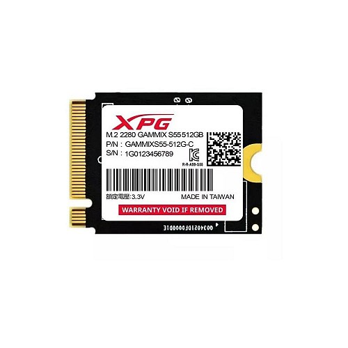 Adata SSD XPG Gammix S55 512g PCIe 4x4 5/3.8GB/s M223 (SGAMMIXS55-512G-C) (ADASGAMMIXS55-512G-C)