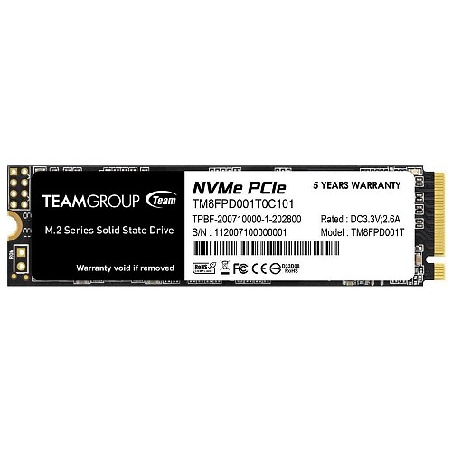 TeamGroup Δίσκος SSD 1TB MP33 PRO PCIe M.2 PCIe 3.0 x4 NVME (TM8FPD001T0C101) (TEGTM8FPD001T0C101)