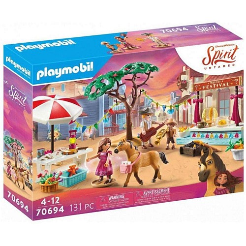 Playmobil Spirit Φεστιβάλ στο Miradero για 4-12 ετών (70694) (PLY70694)