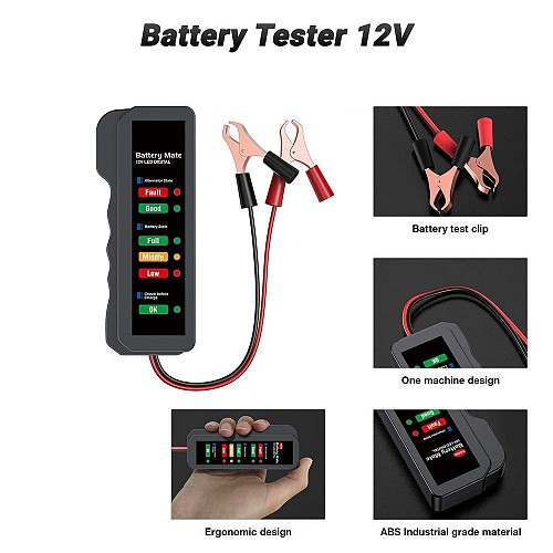 Battery Tester 12V 0125.039