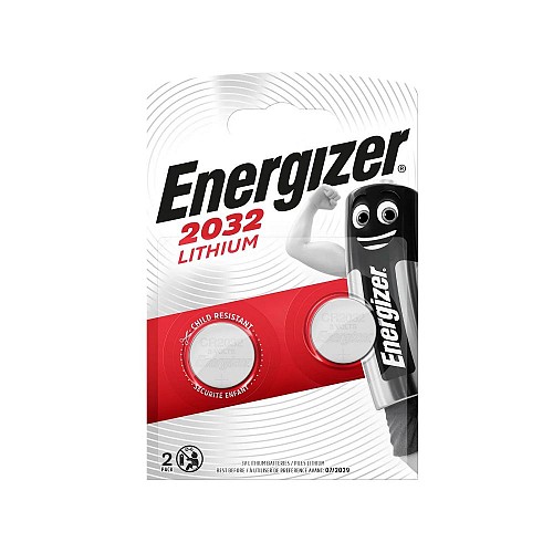 Energizer Μπαταρίες Λιθίου Ρολογιών CR2032 3V 2τμχ (9282126) (ENE9282126)