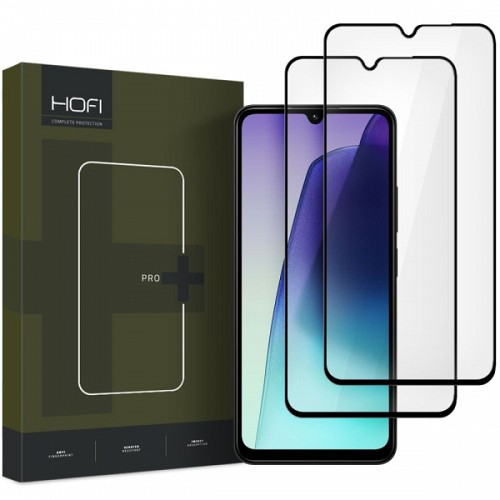 HOFI 2 PACK FULL FACE TEMPERED GLASS XIAOMI REDMI 14C 4G / POCO C75 black