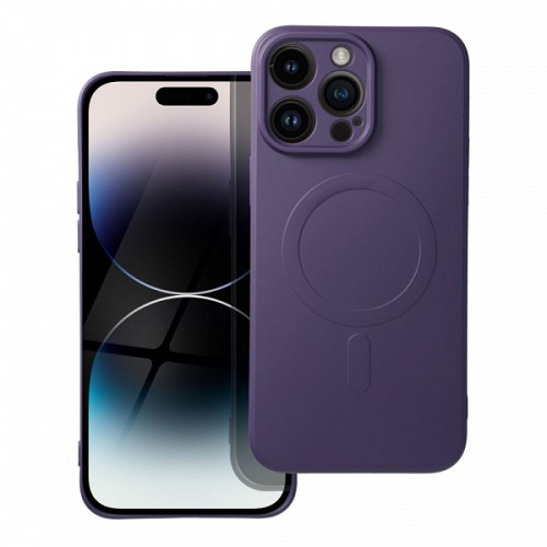 iS TPU SILICONE MAG IPHONE 14 PRO MAX purple backcover