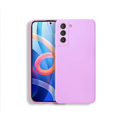 Bodycell Square Liquid Silicon Case Samsung S21 Plus Light Violet