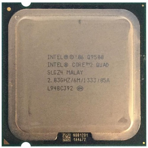 CPU INTEL Q9500 2.83GHz 4C 6MB LGA775