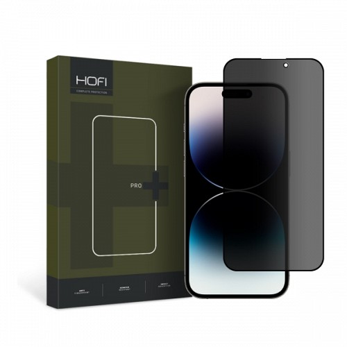 HOFI ANTI SPY FULL FACE PRIVACY TEMPERED GLASS IPHONE 15 black