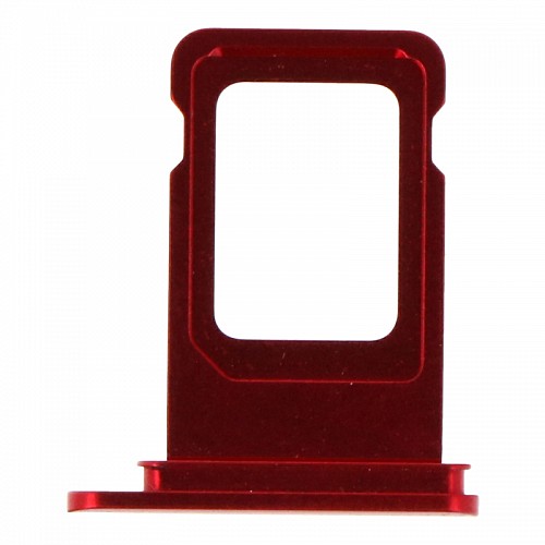 APPLE iPhone 11 - SIM Card Tray With Waterproof Ring Rubber Red Original