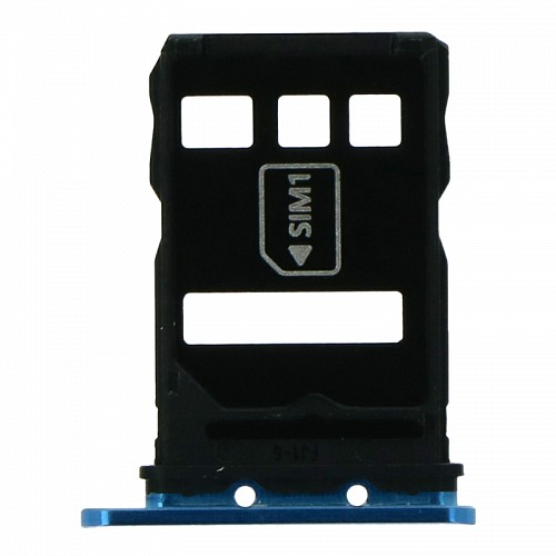 HUAWEI P40 - SIM Card Tray Dual Card Blue Original