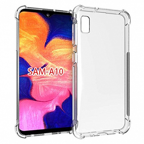 SAMSUNG Galaxy A10 - ΘΗΚΗ ΣΙΛΙΚΟΝΗΣ ANTI-SHOCK 0,5mm ΔΙΑΦΑΝΗ