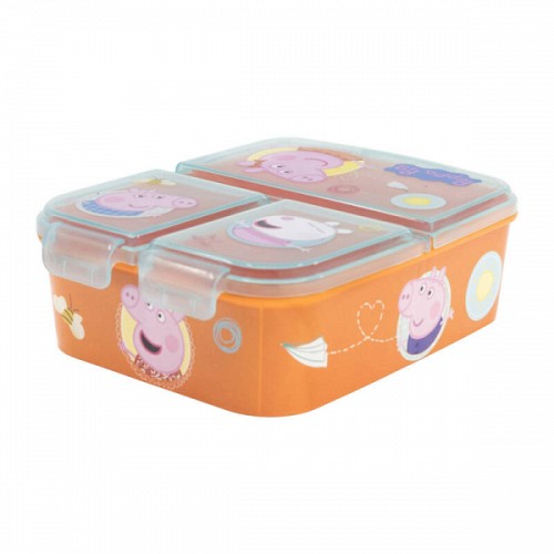 STOR MULTI COMPARTMENT SANDWICH BOX PEPPA PIG