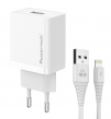 POWERTECH   PT-1323   Lightning, USB, 12W,  PT-1323