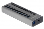 DELOCK USB hub 63670  , 10x , 5Gbps,  63670