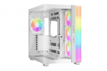 BEQUIET PC CHASSIS LIGHT BASE 600 LX WHITE BGW68, MIDI TOWER ATX, ARGB LIGHTING, W/O PSU, 3x12CM SIDE LIGHT WINGS LX, 3x12CM REAR LIGHT WINGS LX, 3YW.