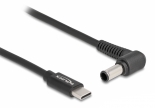 DELOCK καλώδιο τροφοδοσίας 87981, USB-C σε Sony 6x4.3mm, 1.5m, μαύρο 87981