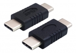 POWERTECH αντάπτορας USB-C αρσενικό σε USB-C αρσενικό PTH-061, μαύρος PTH-061