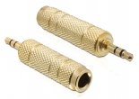 DELOCK  3.5mm  6.35mm 65360, , gold plated 65360