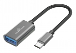 POWERTECH αντάπτορας USB-C σε USB 3.0 PTR-0146, 10 Gbps, γκρι PTR-0146