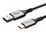 CABLETIME καλώδιο USB σε USB-C CT-AMCM3A, 15W, 1m, μαύρο CT-AMCM3A-AG-1