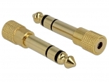 DELOCK  6.35mm  3.5mm 65361, , gold plated 65361