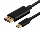 POWERTECH  Type-C  DisplayPort 1.2 CAB-UC032, copper, 1.2m CAB-UC032