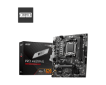 MSI MB PRO A620M-E, SOCKET AMD AM5, CS AMD A620, 2 DIMM SOCKETS DDR5, HDMI/VGA, LAN PORT, MICRO-ATX, 3YW.