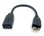 POWERTECH  USB  Micro B USB CAB-U155, 5Gbps, 0.3m,  CAB-U155