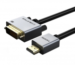 CABLETIME  HDMI  DVI PH241G, 1080p/60Hz, 1m,  5210131039137