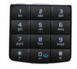 Nokia N93 - Keypad Latin Aluminium Grey