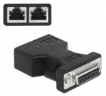 DELOCK  D-Sub 15 Pin  2x RJ45 66806,  66806