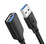 CABLETIME καλώδιο προέκτασης USB CT-AMAFN, 5Gbps, 1m, μαύρο 5210131038628