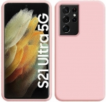 My Colors Liquid Silicon For Samsung S21 Ultra Pink