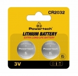 POWERTECH   PT-1209, CR2032, 3V, 2 PT-1209